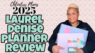 2025 Laurel Denise Planner Review  Chloetry Plans [upl. by Avelin]