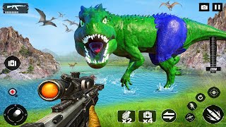 Wild Dinosaur Hunter 3D Zoo Games – Android Gameplay [upl. by Haldas]