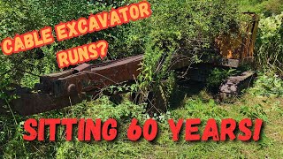 Old Bucyrus Erie 10b cable excavator part 1 ALL the Rust [upl. by Eiddet83]