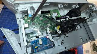 To fix a persisting supply memory error HP mfp 227fdw by replacing the main  logic board [upl. by Aiciled509]