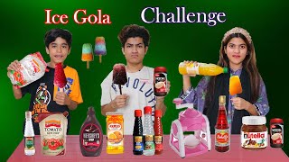 Ice Gola Challenge  Bhai Behan ka challenge  MoonVines [upl. by Oakleil933]