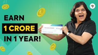 How To Make 1 Crore In 1 Year  CA Rachana Ranade [upl. by Ronacin]