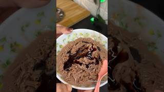 Chocolate snow ice cream shortsfeed shorts youtubeshorts [upl. by Ecnaiva]