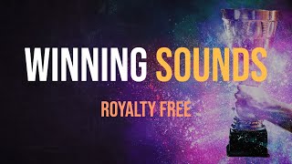 Winning Sound Effects And Jingles Fanfare TaDa ChaChing Cheers Applause Royalty Free [upl. by Khalin]