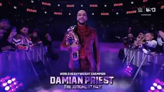 WWE Rise For The Night Damian Priest Entrance Theme w Pyro Arena Effect amp Crowd Cheers [upl. by Kalman]