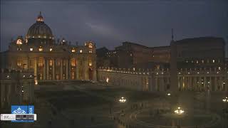 Live Webcam  Vatican City By Night  Italy [upl. by Gainer]