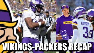 VIKINGSPACKERS RECAP Winners amp Losers [upl. by Swartz]