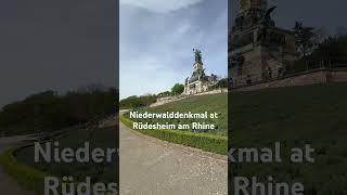 Niederwalddenkmal Niederwald Monument travel germany shortvideo trending [upl. by Amzaj]