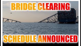 Baltimore Bridge Collapse Timeline Announced by Engineers [upl. by Ecylahs524]