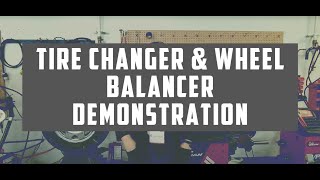 Tire Changer and Wheel Balancer  DEMO [upl. by Derek431]