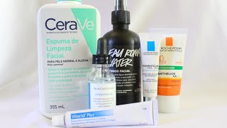 Parei de tomar Roacutan  Nova Rotina Facial [upl. by Jenine]