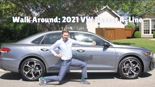 Walk Around 2021 Volkswagen Passat RLine Review [upl. by Jerrylee]