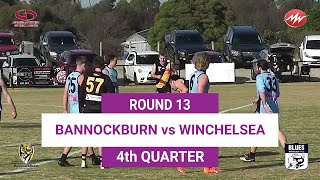 RD13 Bannockburn VS Winchelsea 4th QTR 060724 [upl. by Goddard]