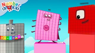 Count Numbers 0 to 1000000  Learn To Count  Numberblocks [upl. by Persian]