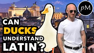 Speaking Latin to Ducks in Rome 🦆 🇮🇹 April Fools Day 2022 [upl. by Nnylatsyrc100]