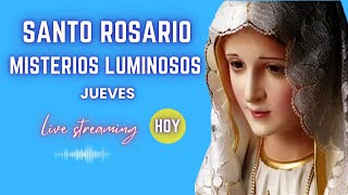 🙏​Santo Rosario en Audio  Misterios Luminosos  Jueves🙏​ [upl. by Ahsaekal]