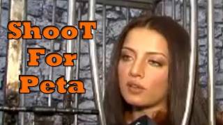 Celina Jaitleys video photo shoot for PETA [upl. by Fechter]