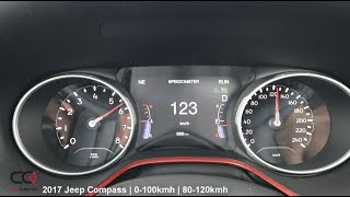 20172018 Jeep Compass Review  0100kmh  060mph Acceleration Test  Part 610 [upl. by Asiralc]