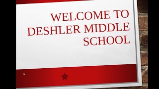 Deshler Middle School Welcome Video 2425 [upl. by Haidadej631]