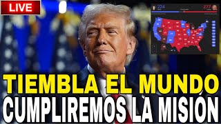 🔴 DIRECTO TRUMP NUEVO PRESIDENTE CUMPLIREMOS LA MISIÓN [upl. by Enileoj]