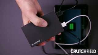 Mophie juice pack powerstation  Crutchfield Video [upl. by Andryc199]