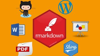 R Markdown Output to HTML Web Page Word Slides Shiny Dashboards Wordpress Git Hub PDF Kindle Ebook [upl. by Ithnan]