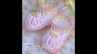 Копия видео Красивые пинетки для новорожденных Crochet baby booties [upl. by Watanabe704]