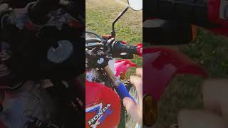 XR650L zero throttle hesitation from CV carb [upl. by Aineg499]