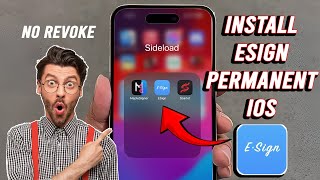 Old DNS Anti Revoke Esign Still Works  Install Esign on iOS Permanent [upl. by Pacificas]