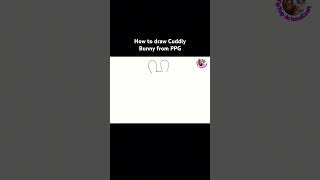 How to draw Cuddly Bunny art craft drawing thepowerpuffgirls cuddlybunny tiptopartandcraft [upl. by Allecnirp]