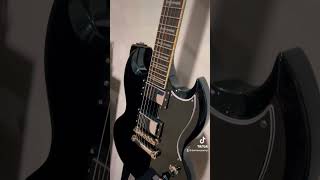 Epiphone Tony Iommi SG Custom Ebony Guitar  Gibson USA Iommi Pickups  Black Sabbath [upl. by Darlene]