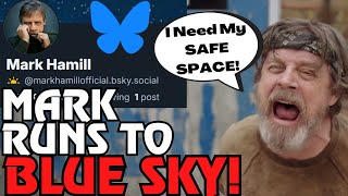 MARK HAMILL IS OUTRO Trump Deranged Actor FLEES X amp Joins The TOXIC Blue Sky Echo Chamber [upl. by Avner672]