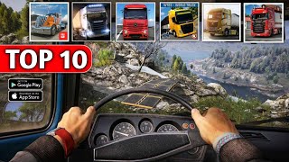 TOP 10 BEST Truck Simulator Games for Android amp IOS 2024 trucksimulator [upl. by Vedette]