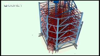 Secuencia de CONSTRUCCION de TORRE BBVA Bancomer por corey [upl. by Wehtam959]