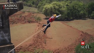 Leandro Karnal pula de rope jump para sentir a liberdade  Universo Karnal [upl. by Karylin]