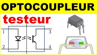 Testeur doptocoupleur electronique electronic optocoupler tester alimentation [upl. by Ahlgren]