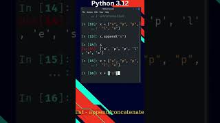 Python 312  full course  list  append [upl. by Perceval]