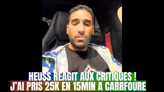 Heuss Lenfoire Répond au critiques pour son showcase au centre commercial jai pris 25K en 15 min [upl. by Dulla20]