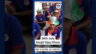 Kargil diwas 2024 at ORC Sainik Academy I Sainik School RIMC RMS [upl. by Desta805]