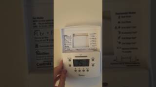Programming of Robertshaw thermostate [upl. by Eissim]