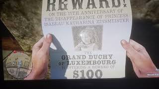 RDR2 Missing Person Reward Poster of Princess [upl. by Eteragram]