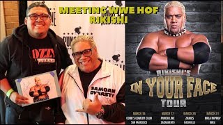 Meeting WWE Hall of Famer Rikishi [upl. by Sirovart]