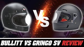 Bell Bullitt vs Biltwell Gringo SV Helmet Review at SpeedAddictscom [upl. by Eyssej]