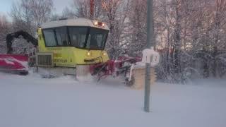 Schneeräumer auf der Inlandsbahn [upl. by Sunshine570]