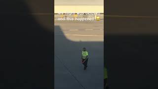 I was on my flight and this happened😂￼ dance delayedflight funny [upl. by Neerahs444]