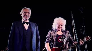 Andrea Bocelli amp Brian May  Who Wants to live Forever [upl. by Demodena621]