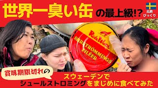 【世界一臭い食べ物】シュールストロミング、正しい食べ方でまじめ食べてみたら in スウェーデン [upl. by Matuag]