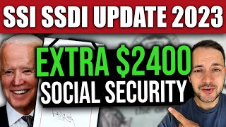 SSI SSDI SSA 2400 200Month INCREASE in 2023… Social Security Expansion Act Update [upl. by Crane]