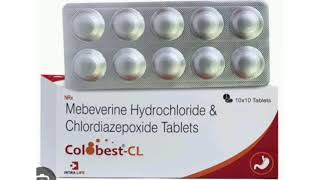 Colobest CL Tablets Mebeverine Hydrochloride amp Chlordiazepoxide Tablets [upl. by Githens273]