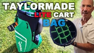 REVIEW TAYLORMADE CART LITE GOLF BAG LIGHT PRACTICAL amp BEAUTIFUL [upl. by Airbmac371]